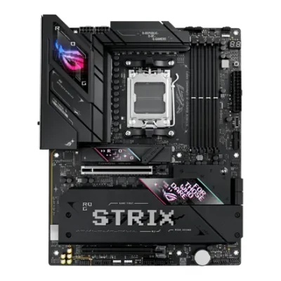 Asus ROG STRIX B850-E GAMING WIFI  |  Procesora ģimene AMD  |  Procesora sokets AM5  |  DDR5  |  Atbalstītās cietā diska interfeisi SATA, M.2  |  SATA savienotāju skaits 4