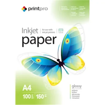 ColorWay PrintPro foto papīrs, 100 lapas  |  150 g / m²  |  A4  |  Augsts spīdums