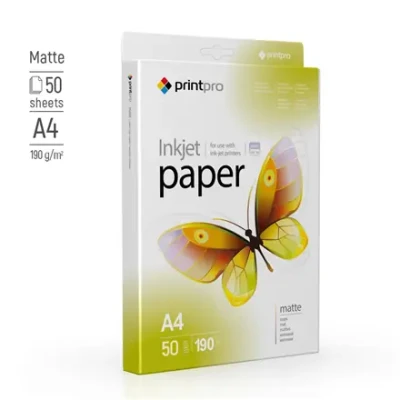 ColorWay Photo Paper, 50 sheets  |  190 g / m²  |  A4  |  Matte