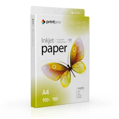 ColorWay PrintPro Photo Paper, 100 sheets  |  190 g / m²  |  A4  |  Matte