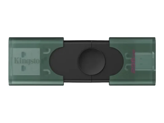 Kingston DataTraveler Duo  |  128 GB  |  USB 3.2 Gen 1  |  Melns / Zaļš