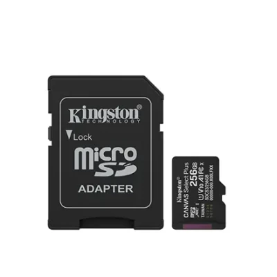 Kingston Canvas Select Plus  |  256 ГБ  |  microSD  |  Класс флэш-памяти Class 10, UHS-I, U1 / U3, видео класс 10 / 30, A1