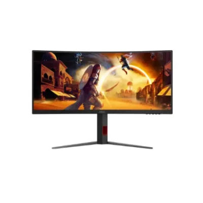 AOC  |  CU34G4  |  34 "  |  Быстрая VA  |  UWQHD  |  21:9  |  180 Гц  |  1 мс  |  3440 x 1440 пикселей  |  300 кд / м²  |  Количество HDMI портов 2  |  Черный