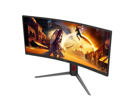 AOC  |  CU34G4  |  34 "  |  Быстрая VA  |  UWQHD  |  21:9  |  180 Гц  |  1 мс  |  3440 x 1440 пикселей  |  300 кд / м²  |  Количество HDMI портов 2  |  Черный