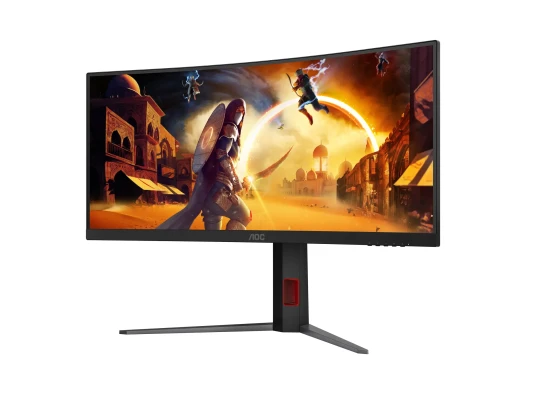 AOC  |  CU34G4  |  34 "  |  Быстрая VA  |  UWQHD  |  21:9  |  180 Гц  |  1 мс  |  3440 x 1440 пикселей  |  300 кд / м²  |  Количество HDMI портов 2  |  Черный