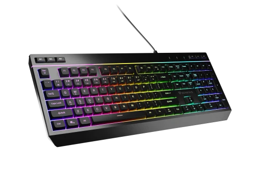 Genesis Rhod 530  |  Мембранная игровая клавиатура  |  Проводная  |  США  |  Черный  |  USB Type-A