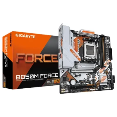 Gigabyte B850M FORCE (rev. 1.0)  |  Processor family AMD  |  Processor socket AM5  |  DDR5  |  Supported hard disk drive interfaces SATA, M.2  |  Number of SATA connectors 4