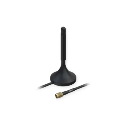 Teltonika Wi-Fi Magnetic SMA Antenna  |  PR1KRF30  |  Gain 3 dB  |  2400-2500 GHz  |  Antenna connector type RP-SMA Male