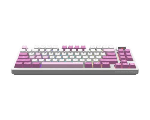 MSI FORGE GK600 TKL WIRELESS VIOLET  |  Gaming keyboard  |  Wireless  |  US  |  2.4 GHz Wireless, Bluetooth, USB 2.0  |  Mechanical Linear