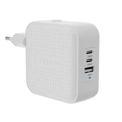 Hyper HyperJuice 70W USB-C GaN Travel Charger, White  |  HJ1003WHWWGL