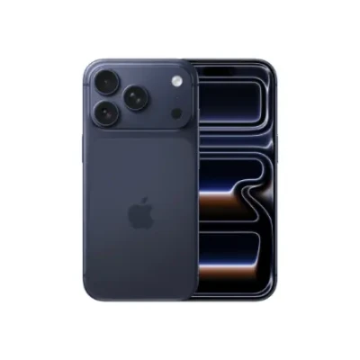 Apple iPhone 17 Pro  |  Deep Blue  |  6.3 "  |  Super Retina XDR display  |  2622 x 1206 pixels  |  A19 Pro  |  Internal RAM 12 GB  |  256 GB  |  Dual SIM  |  5G  |  Main camera resolution 48+48+48 MP  |  Secondary camera resolution 18 MP  |  iOS  |  26