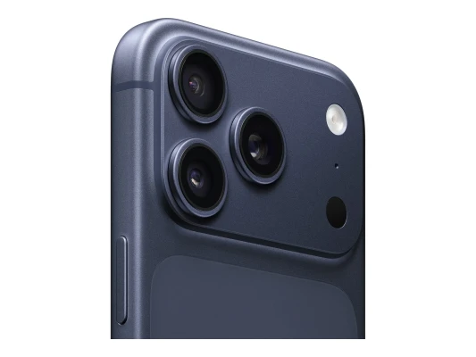 Apple iPhone 17 Pro  |  Deep Blue  |  6.3 "  |  Super Retina XDR display  |  2622 x 1206 pixels  |  A19 Pro  |  Internal RAM 12 GB  |  256 GB  |  Dual SIM  |  5G  |  Main camera resolution 48+48+48 MP  |  Secondary camera resolution 18 MP  |  iOS  |  26