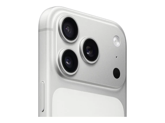 Apple iPhone 17 Pro  |  Silver  |  6.3 "  |  Super Retina XDR display  |  2622 x 1206 pixels  |  A19 Pro  |  Internal RAM 12 GB  |  256 GB  |  Dual SIM  |  5G  |  Main camera resolution 48+48+48 MP  |  Secondary camera resolution 18 MP  |  iOS