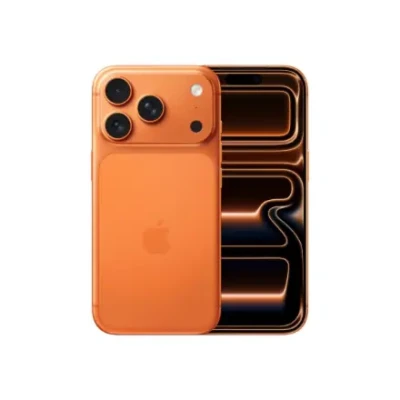 Apple iPhone 17 Pro  |  Kosmiski oranžs  |  6.3 "  |  Super Retina XDR displejs  |  2622 x 1206 pikseļi  |  A19 Pro  |  Iekšējā RAM 12 GB  |  256 GB  |  Divas SIM kartes  |  5G  |  Galvenās kameras izšķirtspēja 48+48+48 MP  |  Sekundārās kameras izšķirtsp