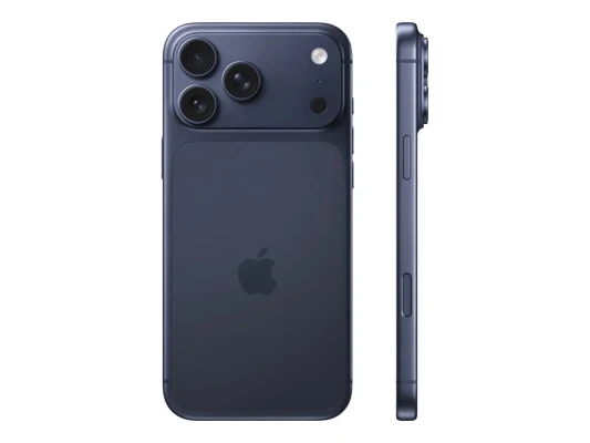 Apple iPhone 17 Pro Max  |  Deep Blue  |  6.9 "  |  Super Retina XDR display  |  2868 x 1320 pixels  |  A19 Pro  |  Internal RAM 12 GB  |  256 GB  |  Dual SIM  |  5G  |  Main camera resolution 48+48+48 MP  |  Secondary camera resolution 18 MP  |  iOS  |  