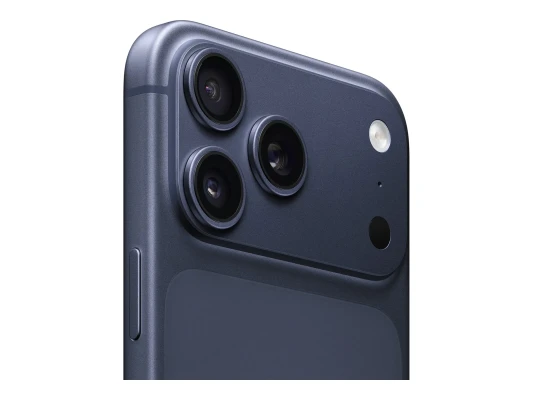 Apple iPhone 17 Pro Max  |  Deep Blue  |  6.9 "  |  Super Retina XDR display  |  2868 x 1320 pixels  |  A19 Pro  |  Internal RAM 12 GB  |  256 GB  |  Dual SIM  |  5G  |  Main camera resolution 48+48+48 MP  |  Secondary camera resolution 18 MP  |  iOS  |  