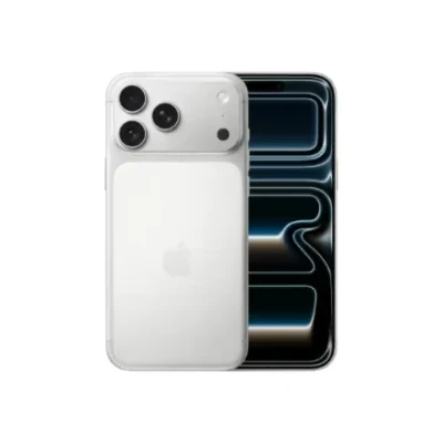 Apple iPhone 17 Pro Max  |  Silver  |  6.9 "  |  Super Retina XDR display  |  2868 x 1320 pixels  |  A19 Pro  |  Internal RAM 12 GB  |  256 GB  |  Dual SIM  |  5G  |  Main camera resolution 48+48+48 MP  |  Secondary camera resolution 18 MP  |  iOS  |  26