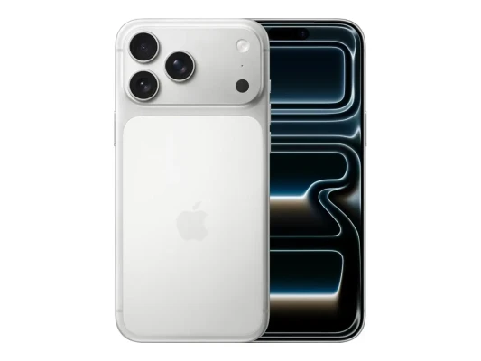 Apple iPhone 17 Pro Max  |  Silver  |  6.9 "  |  Super Retina XDR display  |  2868 x 1320 pixels  |  A19 Pro  |  Internal RAM 12 GB  |  256 GB  |  Dual SIM  |  5G  |  Main camera resolution 48+48+48 MP  |  Secondary camera resolution 18 MP  |  iOS  |  26