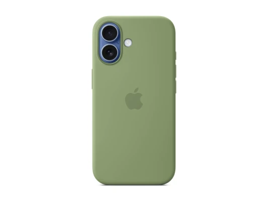 Apple Back cover  |  Apple  |  iPhone 17  |  Silicone  |  Light Moss  |  MagSafe