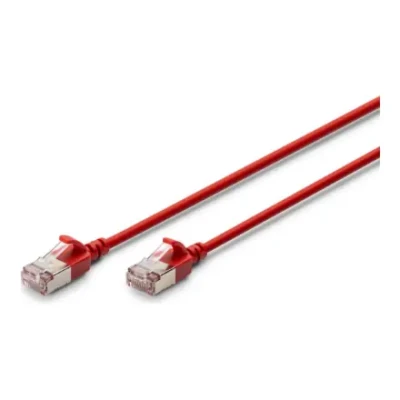 Digitus Slim Patch Cable, 1 m  |  DK-1632-A-010S-R  |  Red