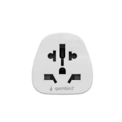 Gembird World to EU power adapter plug, 15 A  |  A-AC-EUMINTF  |  Travel adapter