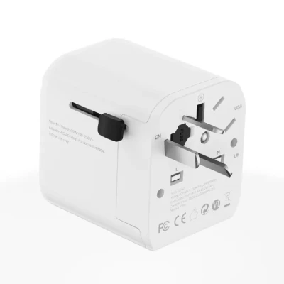 Gembird EU to Universal travel power adapter, 12W  |  TPA-EU2A12-01-W  |  5 V