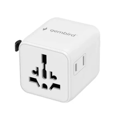 Gembird Universal travel power adapter  |  TPA-INT-01-W  |  Travel adapter