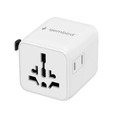 Gembird Universal travel power adapter  |  TPA-INT-01-W  |  Travel adapter