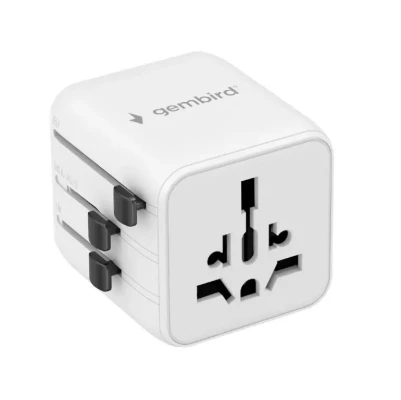 Gembird Universal travel power adapter  |  TPA-INT-01-W  |  Travel adapter