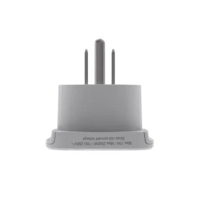 Gembird World to US power adapter plug, 10 A  |  A-AC-USMINTF  |  Travel adapter