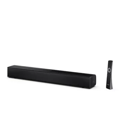 Sharp Compact 2.0 Soundbar  |  HT-SB121  |  120 W  |  Bluetooth  |  Black  |  Wireless connection