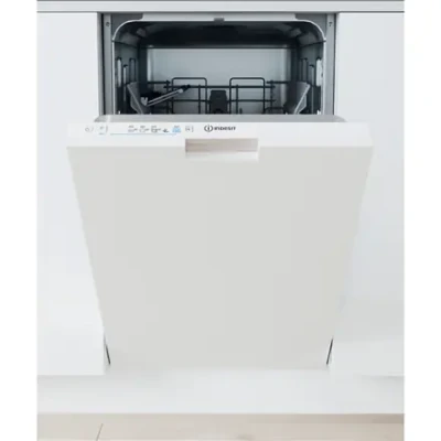 INDESIT Dishwasher  |  IN2ID10CS80  |  Built-in  |  Width 44.8 cm  |  Number of place settings 10  |  Number of programs 5  |  Energy efficiency class D  |  White