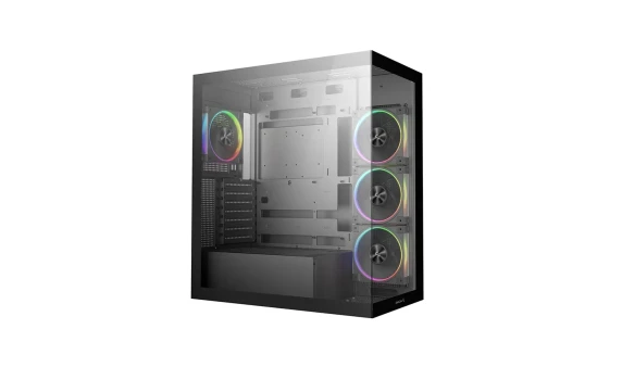 Deepcool Case  |  CG580 4F V2  |  Black  |  ATX  |  Power supply included No