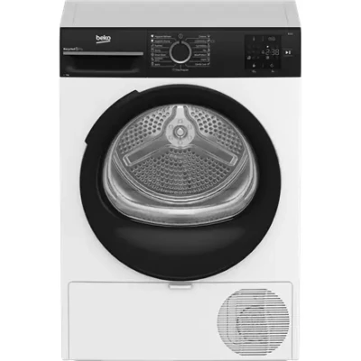 BEKO Dryer Machine  |  BM3T37249WBB  |  Energy efficiency class C  |  Front loading  |  7 kg  |  Digital  |  Depth 54.5 cm  |  White