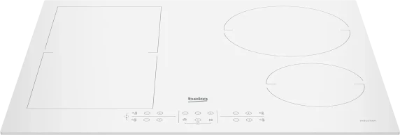 BEKO Hob  |  HII64200FMTW  |  Induction  |  Number of burners / cooking zones 4  |  Touch control  |  Timer  |  White