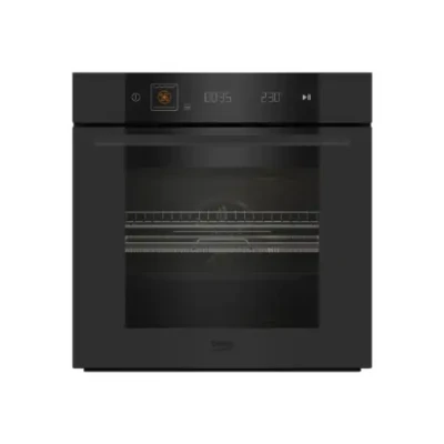 BEKO Oven  |  MBBIMA10600MTPSWE  |  72 L  |  Electric  |  Pyrolysis  |  Touch control  |  Steam function  |  Height 59.5 cm  |  Width 59.4 cm  |  Black