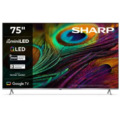 Sharp 4K QLED TV  |  75JP7265E  |  75  |  Smart TV  |  Google TV  |  UHD