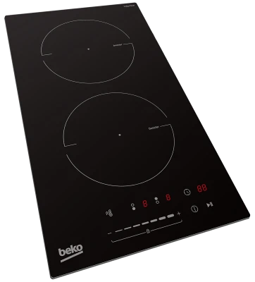 BEKO  |  Built-in Induction Hob  |  HDI32400TO  |  2 Cooking Zones  |  Touch Controls  |  Black