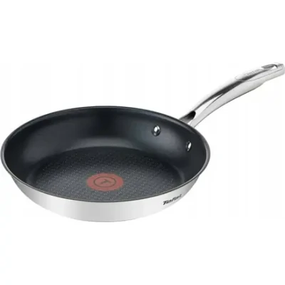 TEFAL Pan  |  G7320434 Duetto+  |  Frying  |  Diameter 24 cm  |  Suitable for induction hob  |  Fixed handle  |  Black / Silver