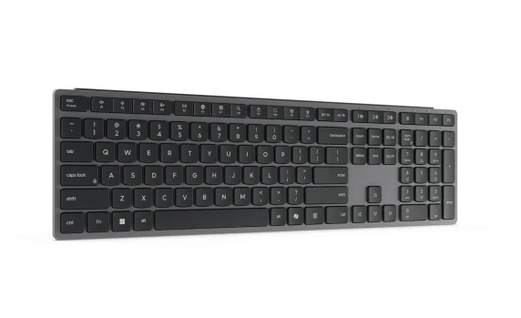 Lenovo 700 Modern Multi-Device Wireless Keyboard-US English  |  Keyboard  |  Wireless  |  US English  |  Bluetooth  |  Luna Grey