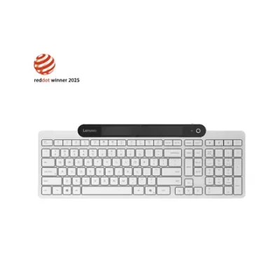Lenovo 800 Self-Charging Bluetooth Keyboard-US English  |  Keyboard  |  Bluetooth  |  US English  |  White