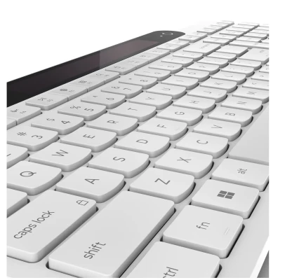 Lenovo 800 Self-Charging Bluetooth Keyboard-US English  |  Keyboard  |  Bluetooth  |  US English  |  White