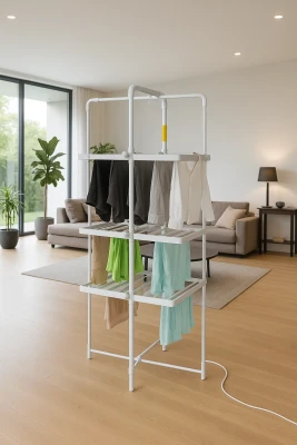 Adler  |  Foldable Electric Clothes Dryer  |  AD 7829  |  300 W  |  Silver / White