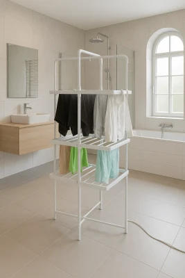 Adler  |  Foldable Electric Clothes Dryer  |  AD 7829  |  300 W  |  Silver / White