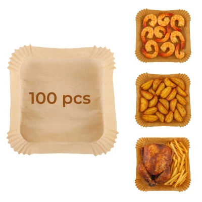 Adler Paper Liners for Air Fryer  |  AD 6732  |  100  |  Dimensions (W x L) 20 x 20 x 4.5 cm