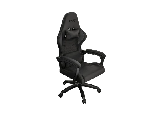 FURY Eco leather, Fabric, Nylon  |  Gaming Chair  |  Shinai S4  |  Black