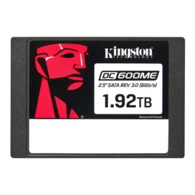 Kingston SSD  |  DC600M  |  1920 GB  |  SSD form factor 2.5"  |  Solid-state drive interface SATA Rev. 3.0 (6Gb / s)  |  Read speed 560 MB / s  |  Write speed 530 MB / s