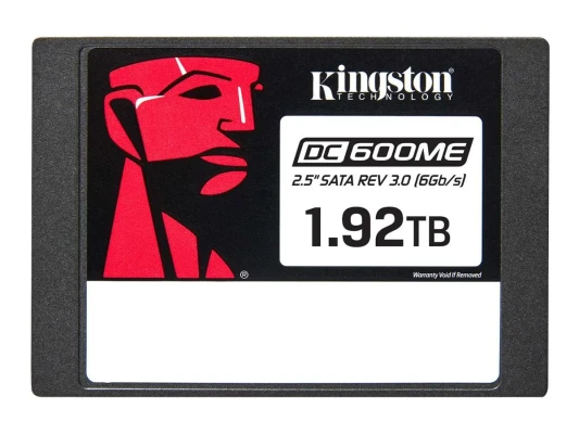 Kingston SSD  |  DC600M  |  1920 GB  |  SSD form factor 2.5"  |  Solid-state drive interface SATA Rev. 3.0 (6Gb / s)  |  Read speed 560 MB / s  |  Write speed 530 MB / s