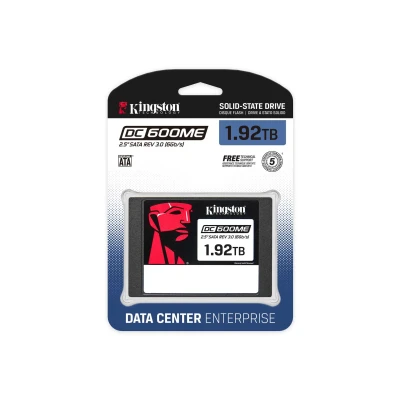 Kingston SSD  |  DC600M  |  1920 GB  |  SSD form factor 2.5"  |  Solid-state drive interface SATA Rev. 3.0 (6Gb / s)  |  Read speed 560 MB / s  |  Write speed 530 MB / s