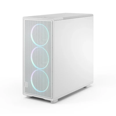 Fractal Design Case  |  Epoch XL  |  White TG RGB Clear Tint  |  ATX  |  Power supply included No